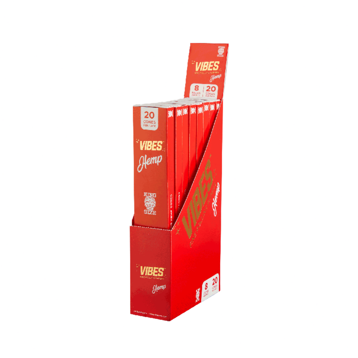 VIBES Cones Box - King Size - 20 Pack