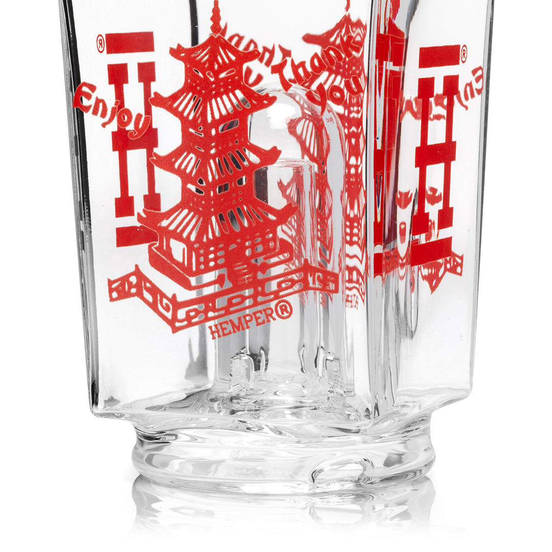 Chinese Takeout Puffco Peak Glass Bubbler Attachment