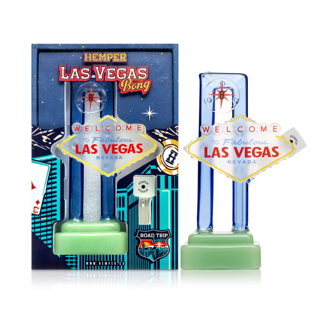 Hemper Las Vegas Sign Glass Bong