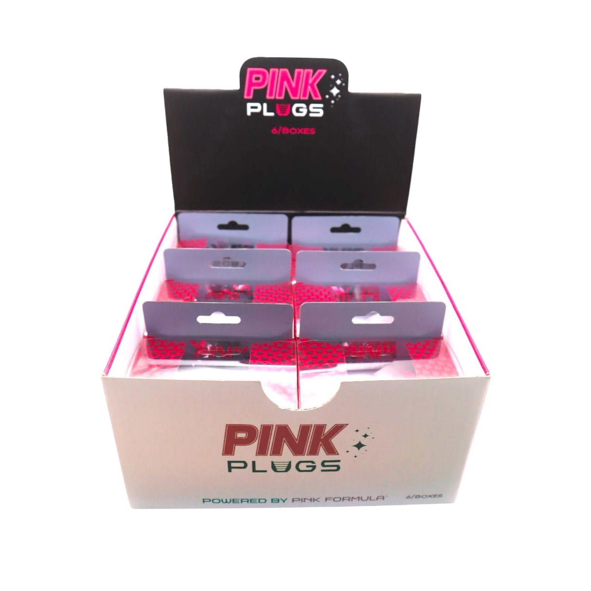 Pink Formula Pink Plugs - 3pc Bong Plugs (6-Pack Display)