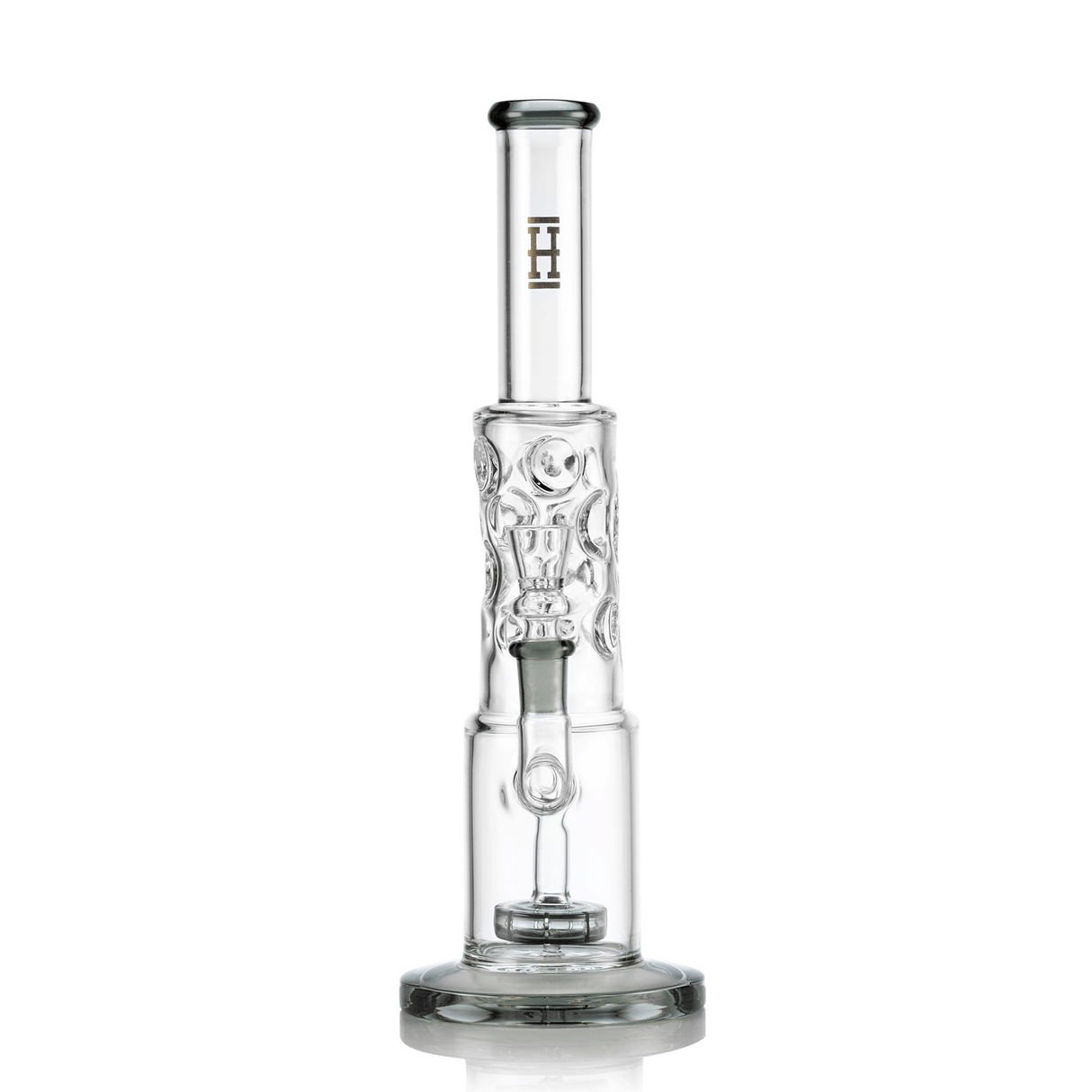 Straight Neck Bubble Bong 12"