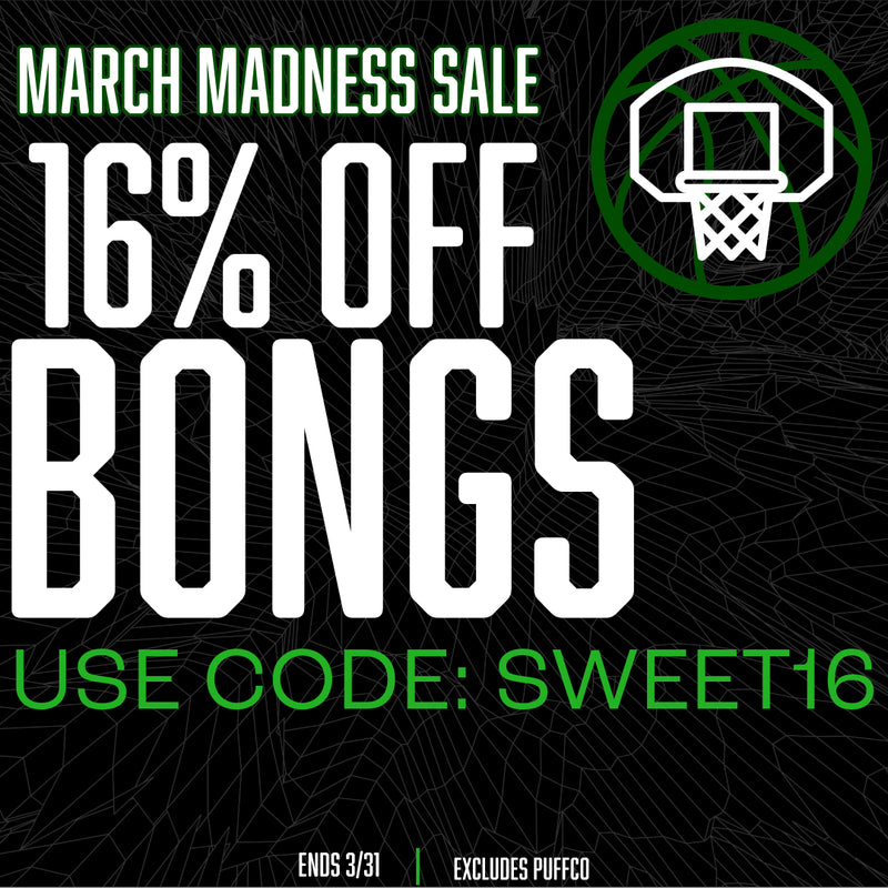 Save 16% OFF Bongs with code: Sweet16