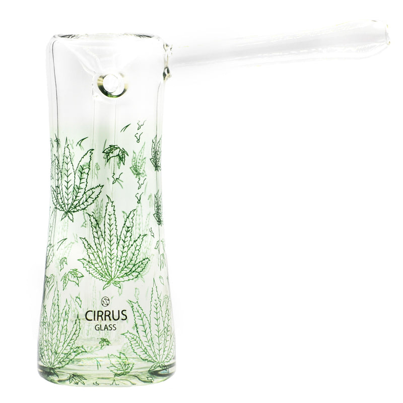 Cirrus Glass Green Sativa Bubbler