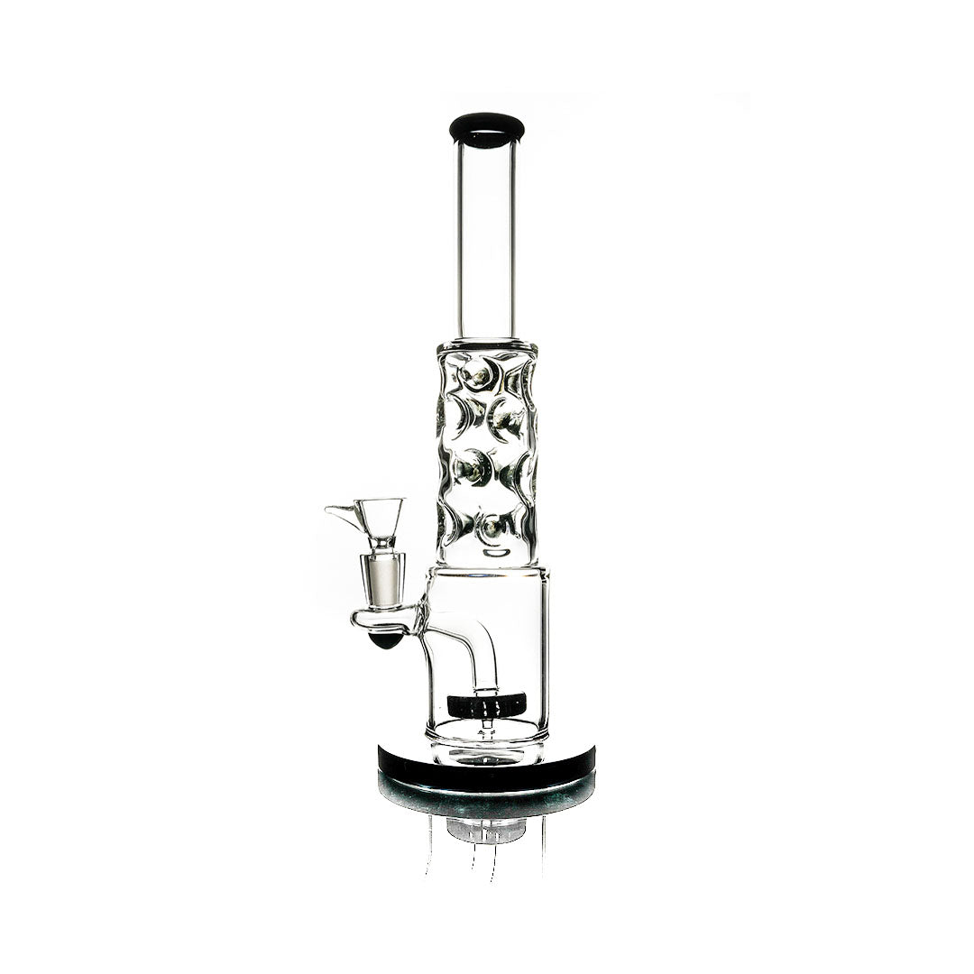 Straight Neck Bubble Bong 12"