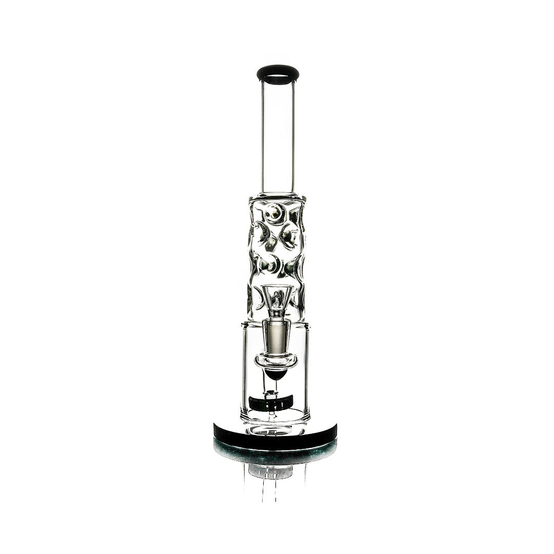 Straight Neck Bubble Bong 12"