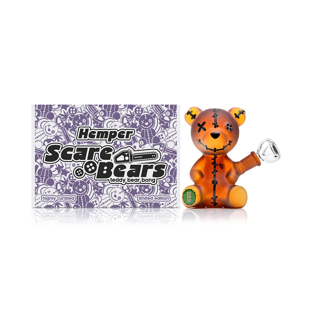 Hemper Scare Bears Teddy Bear Bong