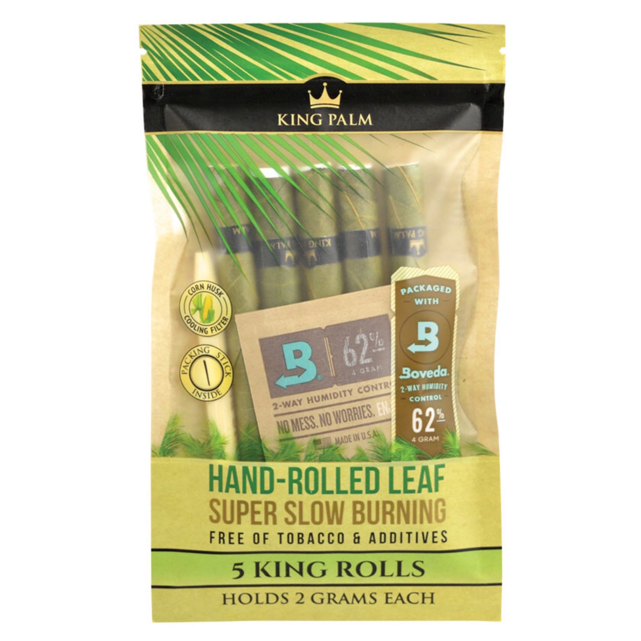 All Natural Non-Tobacco Corn Husk Wrapper Leaves for Rolling and Smoking.