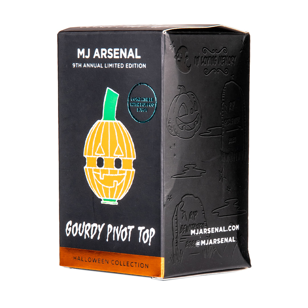 MJ Arsenal Gourdy - Puffco Pivot Pumpkin Top Bubbler 🎃