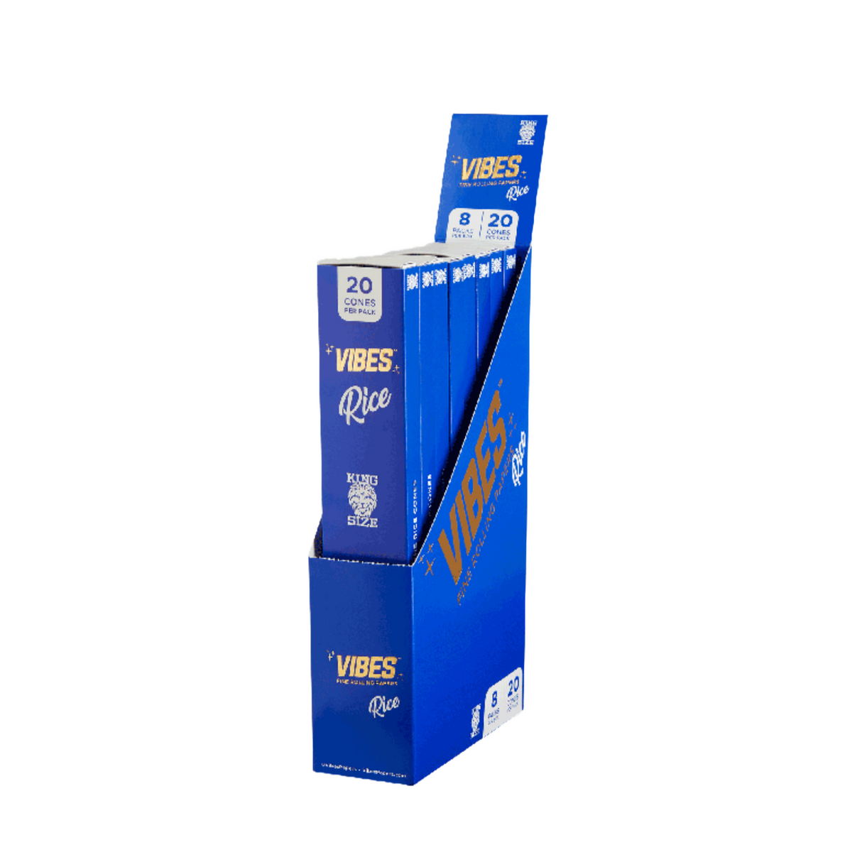 VIBES Cones Box - King Size - 20 Pack