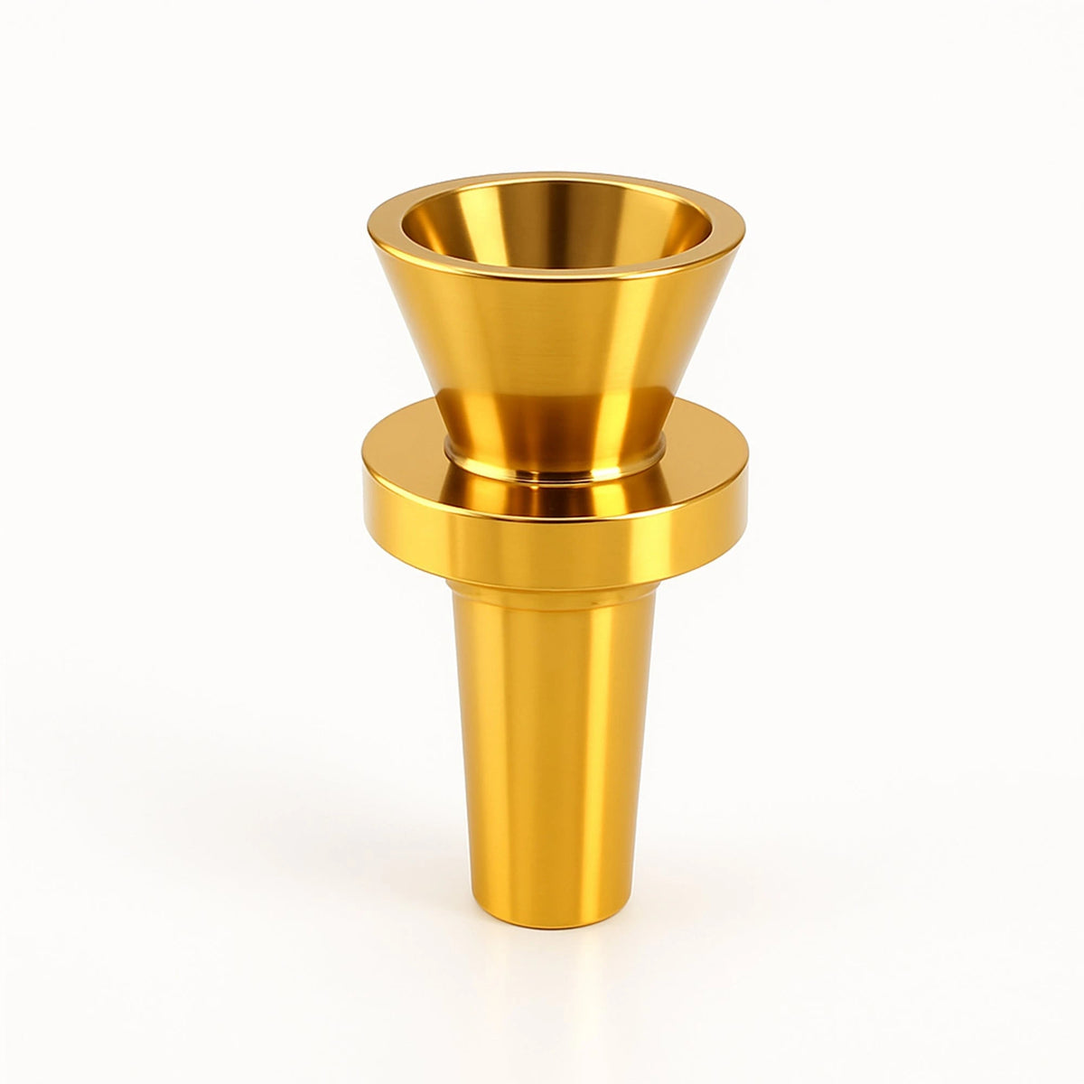 Dura-Bowl Indestructible 14mm Cone Bowl Piece in Gold