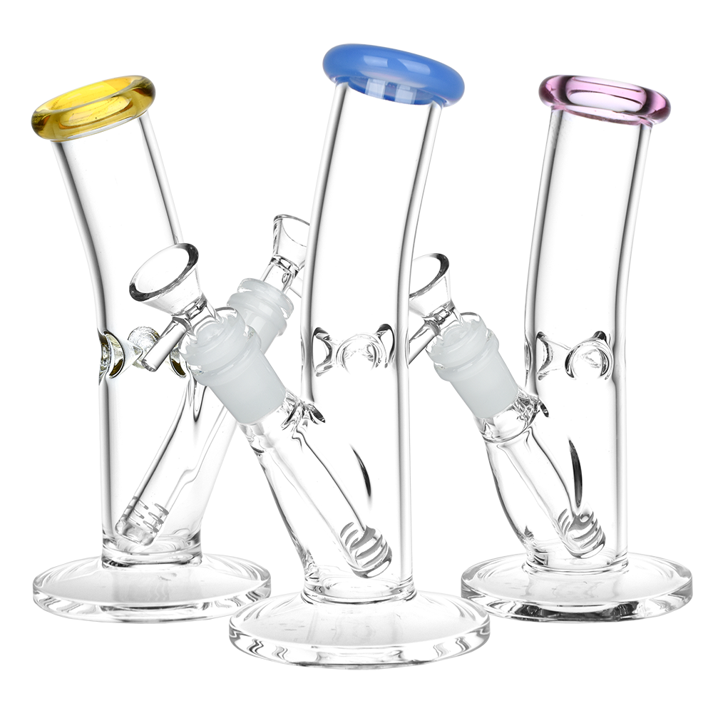 Classic Bent Neck Glass Straight Tube Bongs