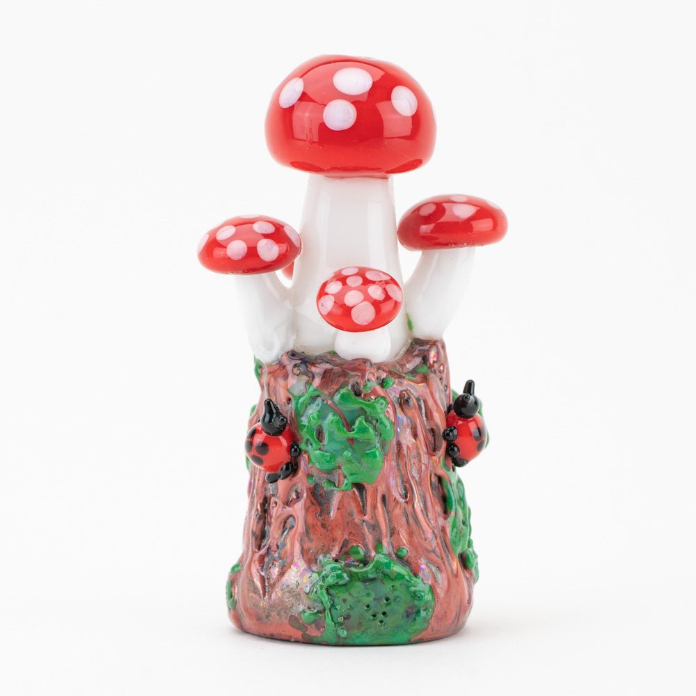 Empire Glassworks Mushrooms Glass Pipe Standing