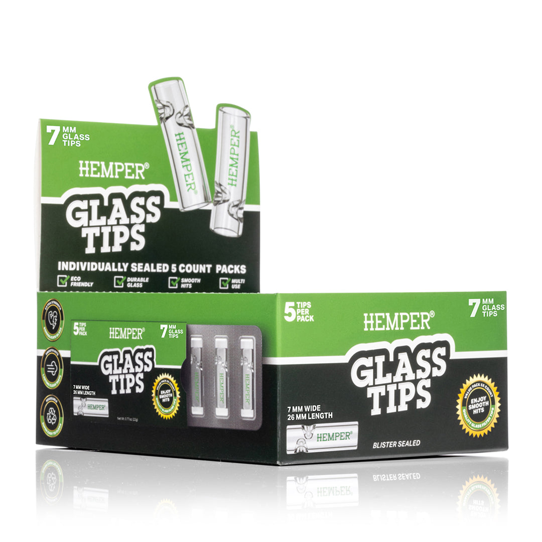 Glass Filter Tips 7mm | Display