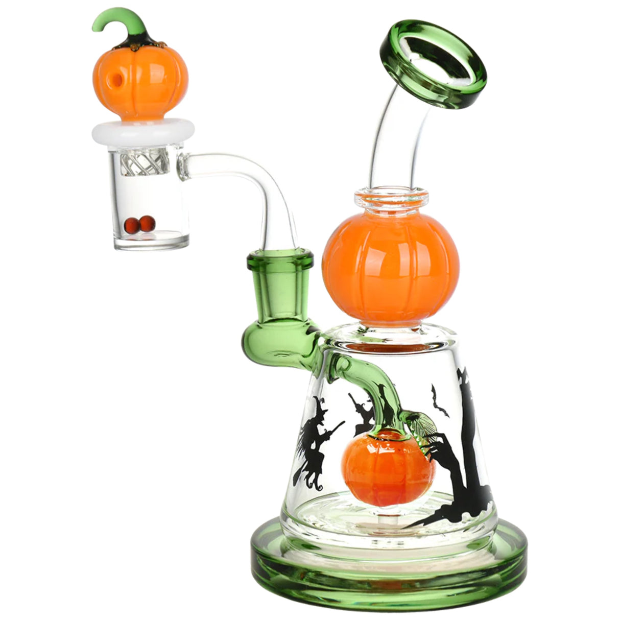 Halloween Pumpkin Glass Dab Rig