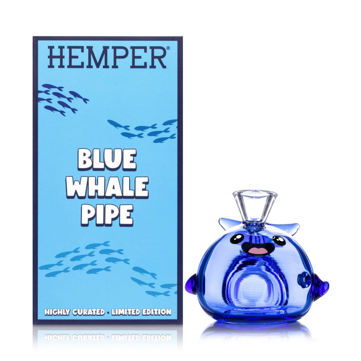 Hemper Blue Whale Glass Pipe