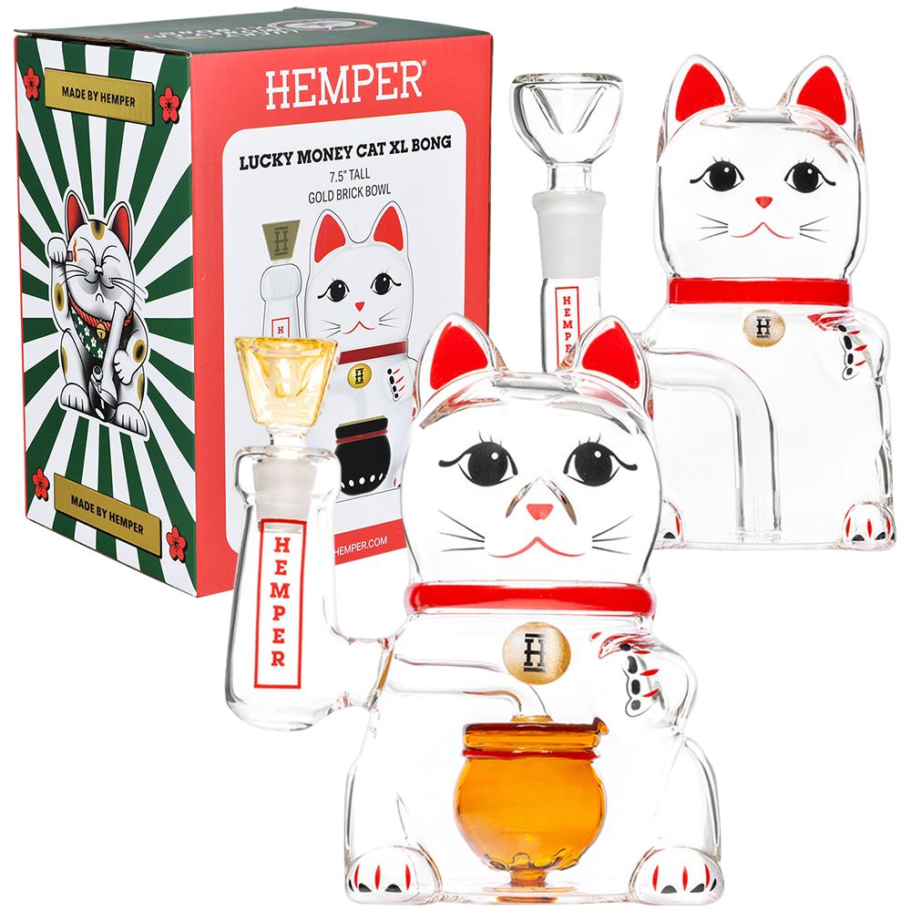 Hemper Lucky Money Cat Water Pipe đ±