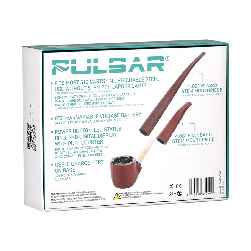 Pulsar 510 DL Wizard Pipe Vape 🔋