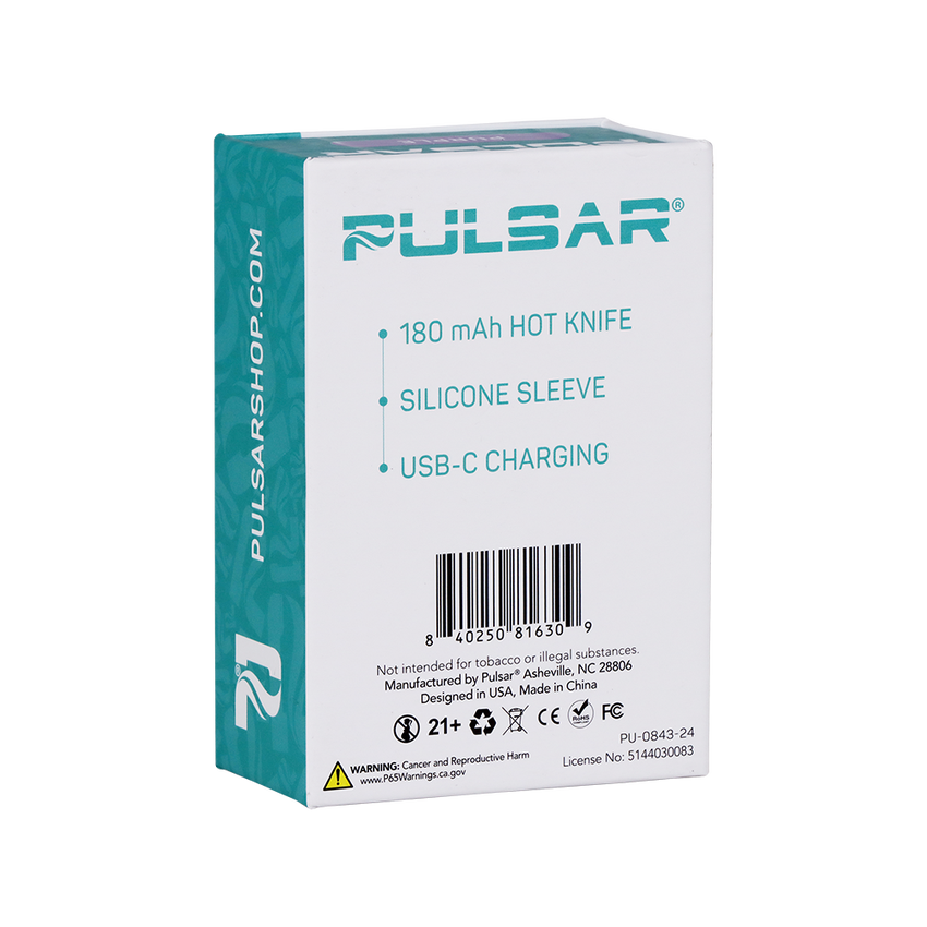 Pulsar Mini Hot Knife Packaging Back