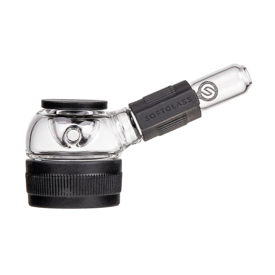 Softglass Core Hand Pipe – Glass Pipe w. Silicone Accents