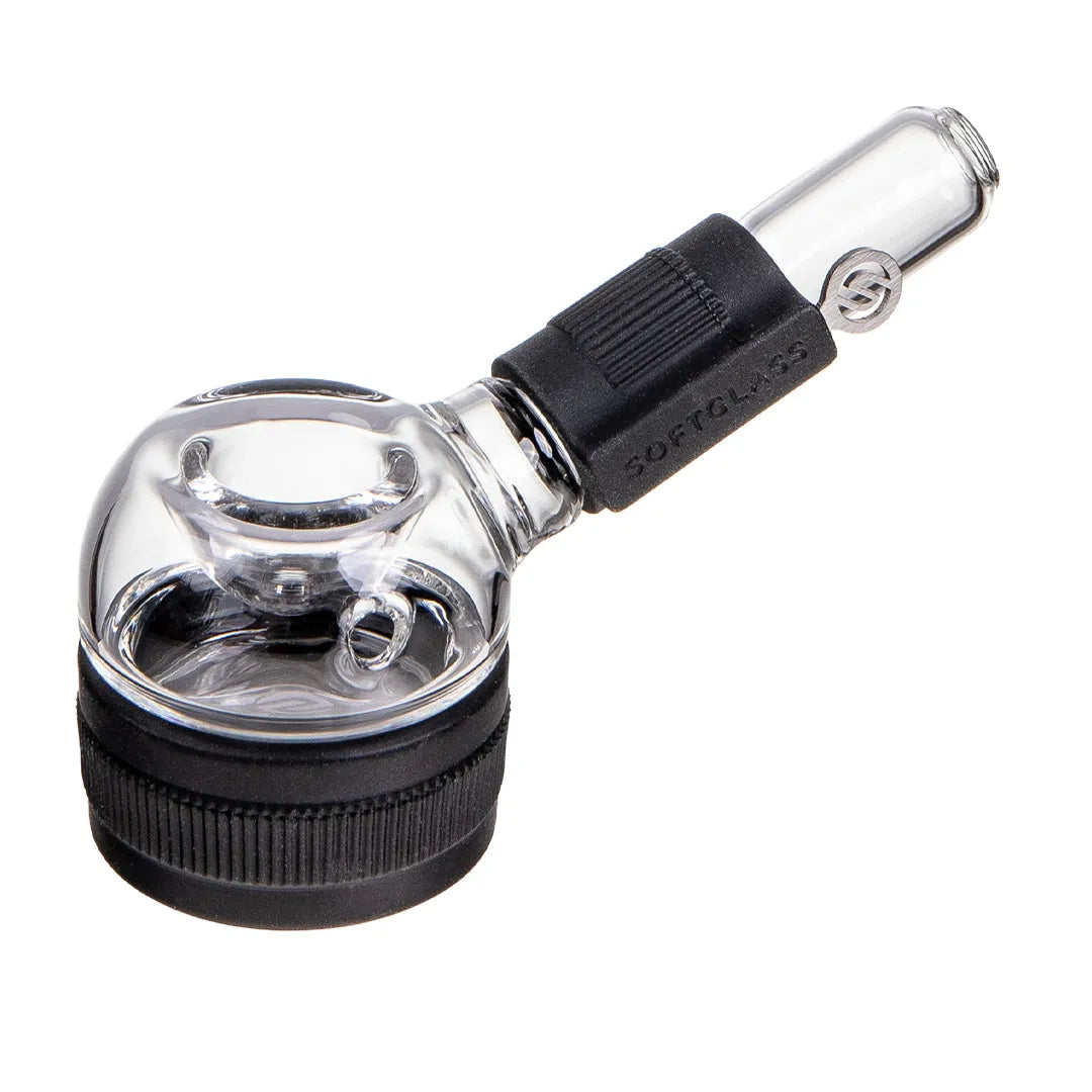 Softglass Core Hand Pipe – Glass Pipe w. Silicone Accents