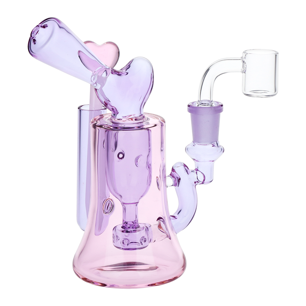 Violet Hearts Incycler Dab Rig