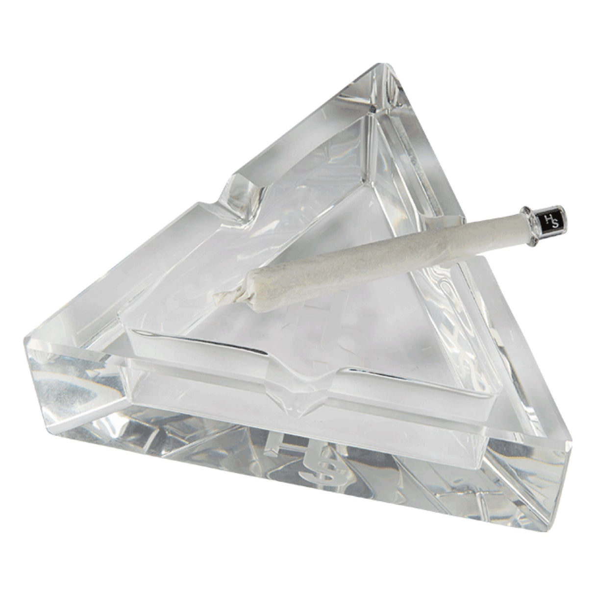 Higher Standards Crystal Glass Ashtray