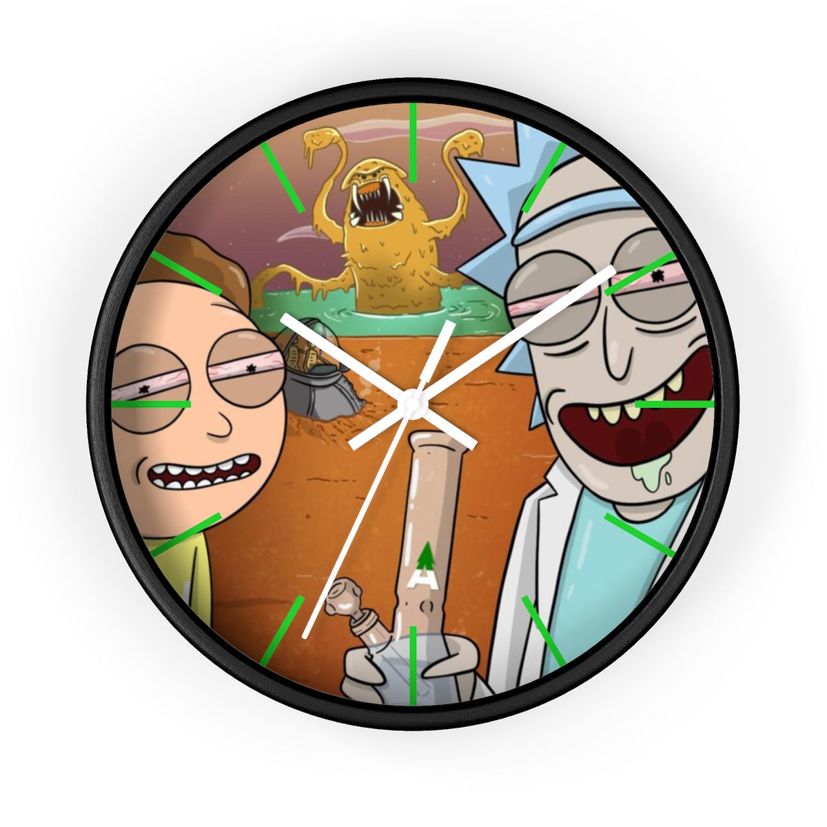 Rick & Morty “Space Beach” Wall Clock