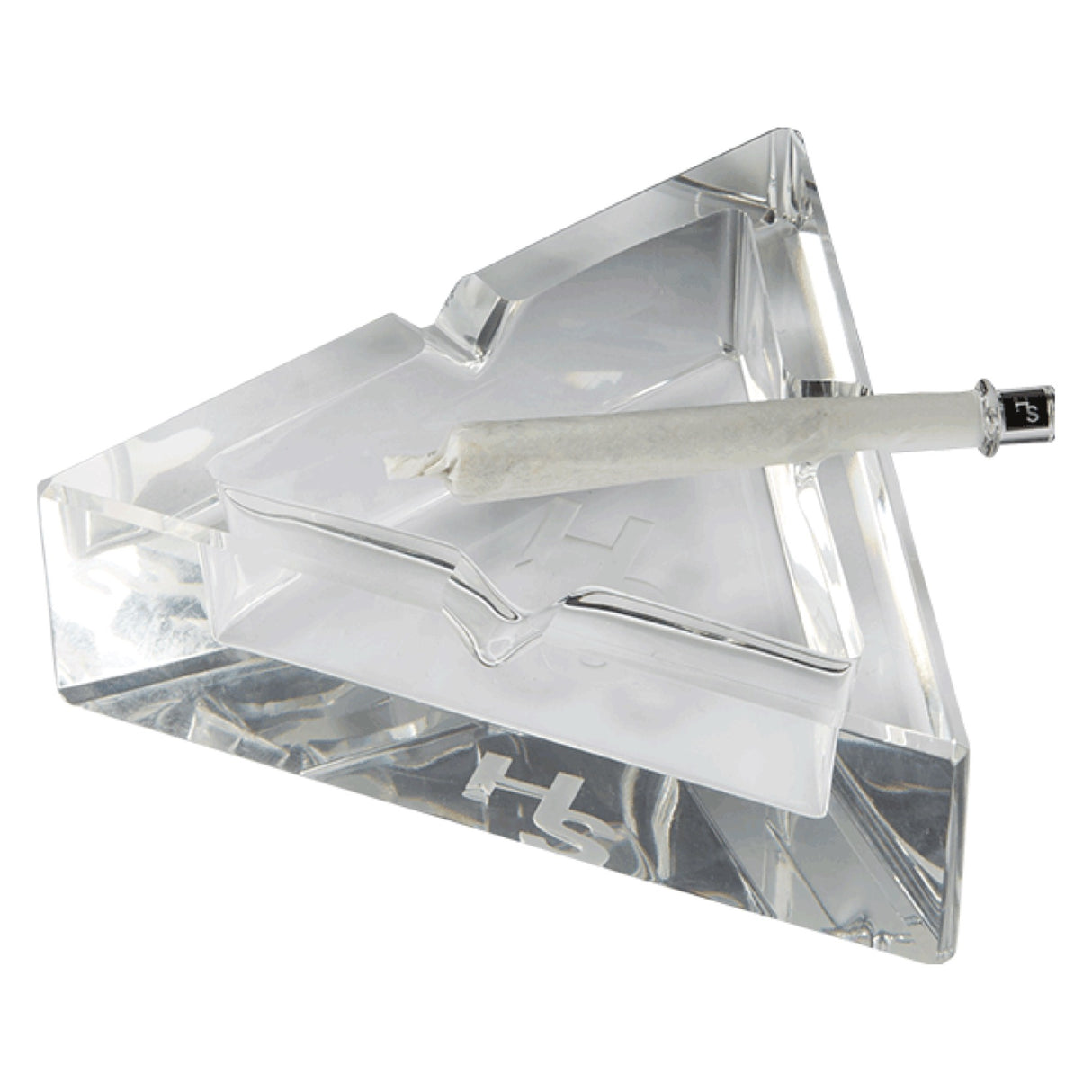 Higher Standards Crystal Glass Ashtray