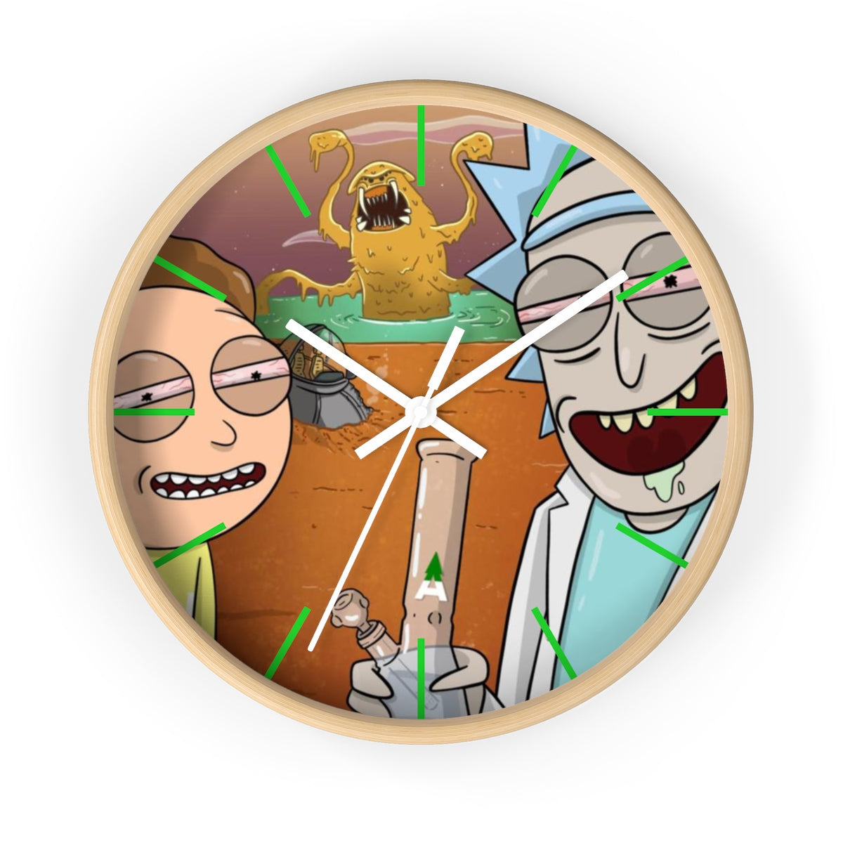 Rick & Morty “Space Beach” Wall Clock