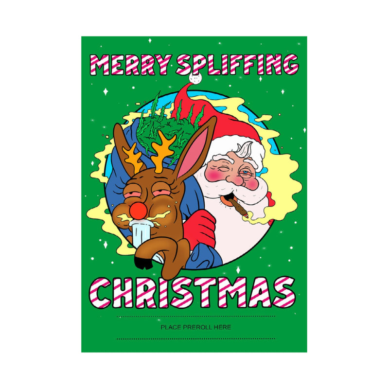 420 Cardz Merry Spliffing Christmas Card