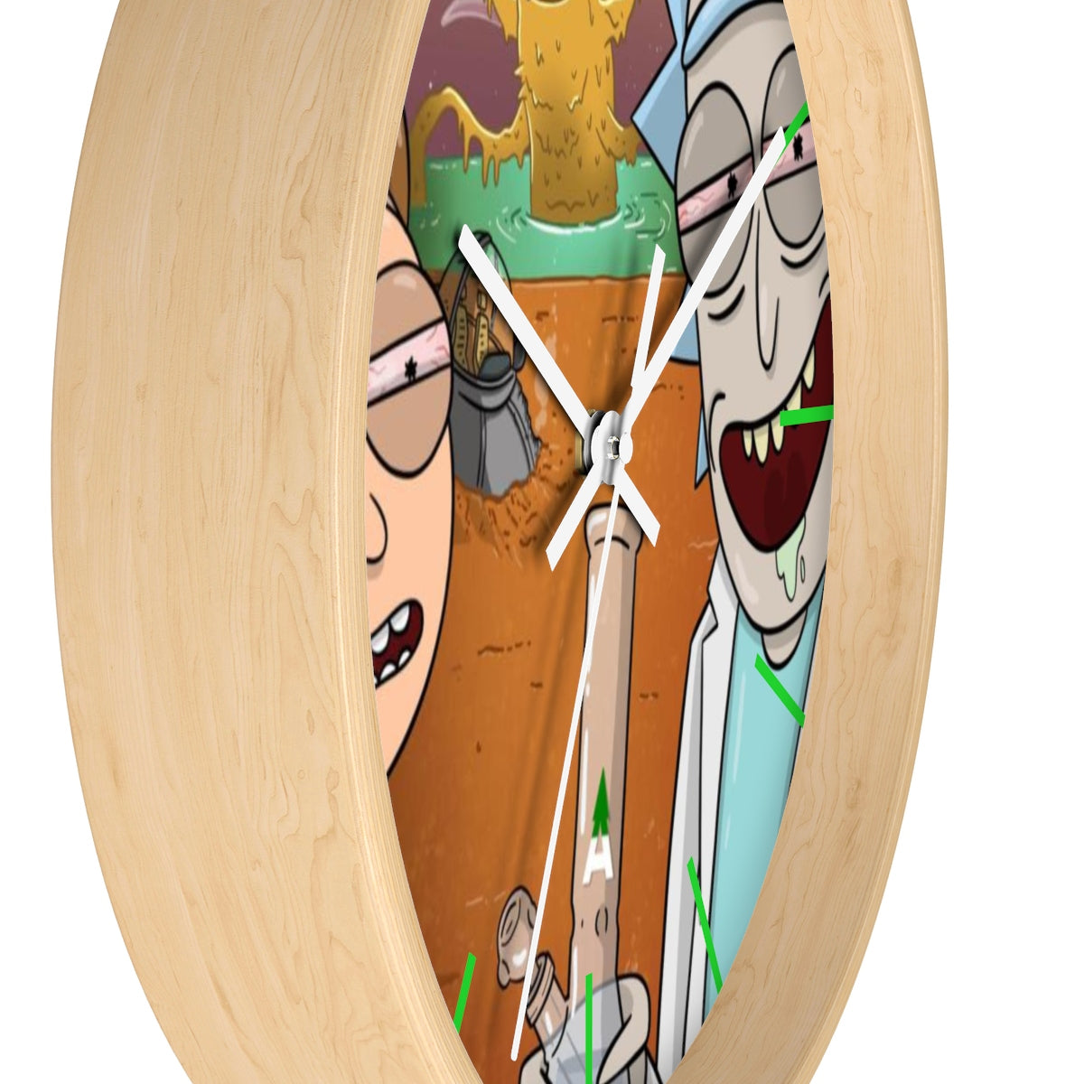 Rick & Morty “Space Beach” Wall Clock
