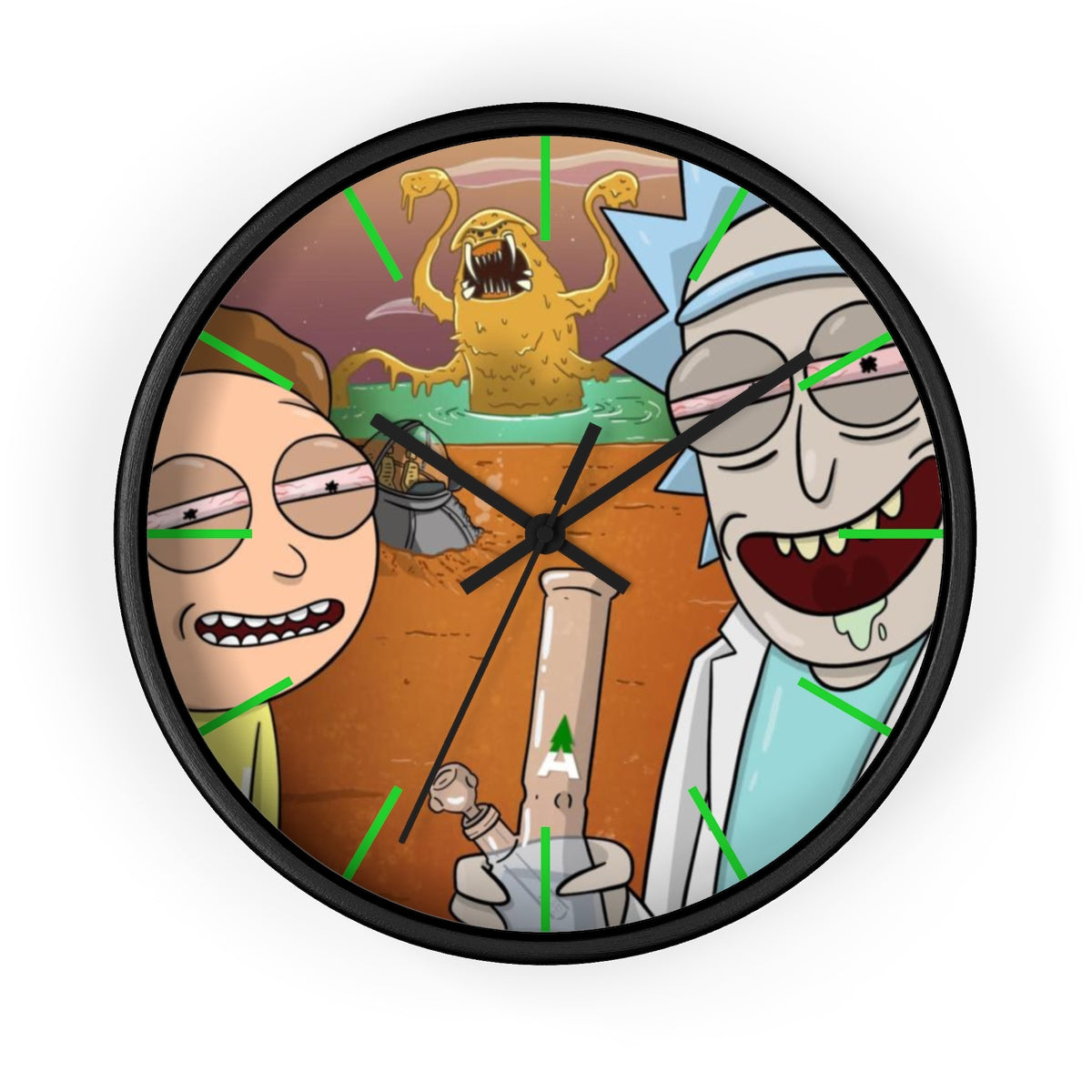 Rick & Morty “Space Beach” Wall Clock