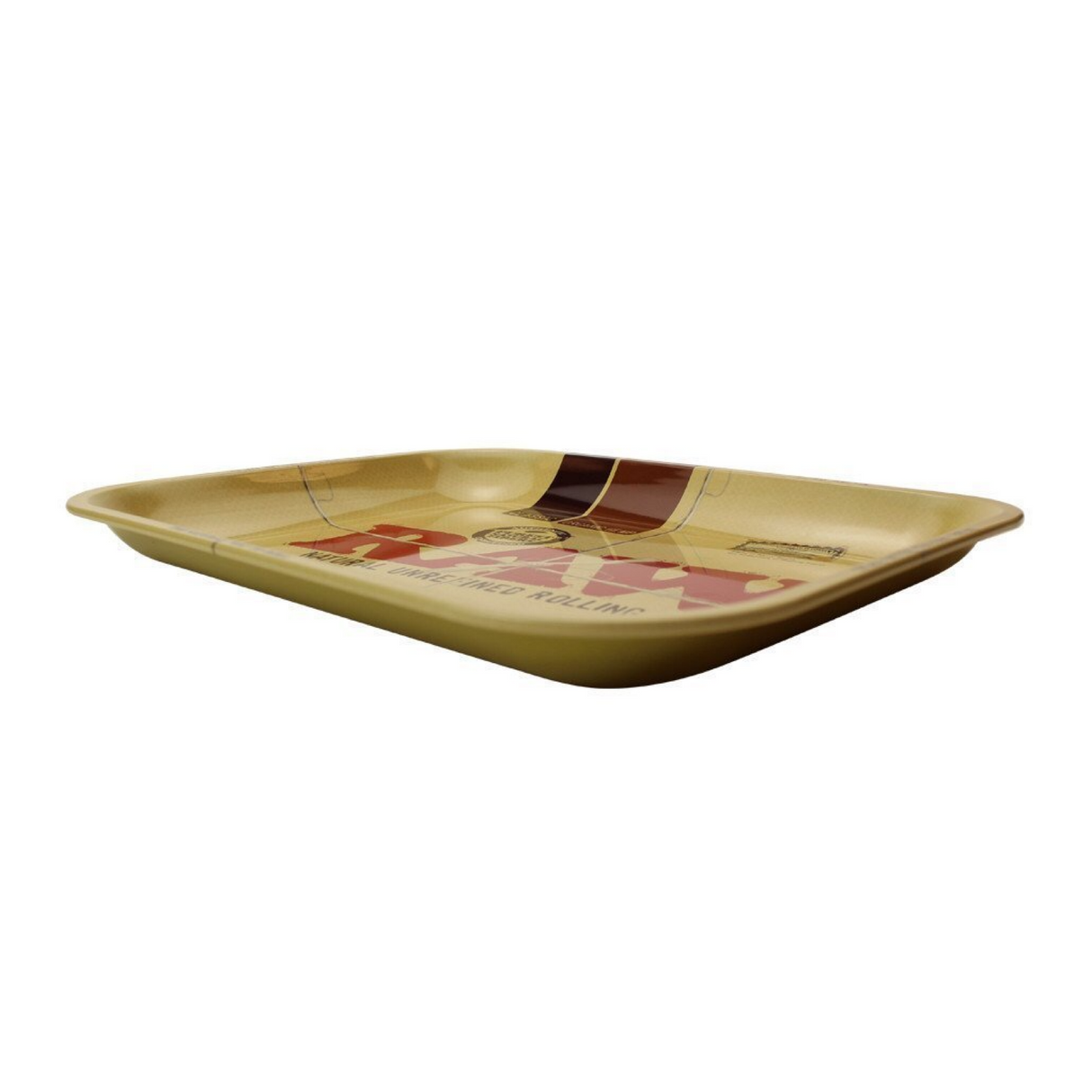 Raw® Classic Large Vintage-Style Metal Rolling Tray (14" x 11")