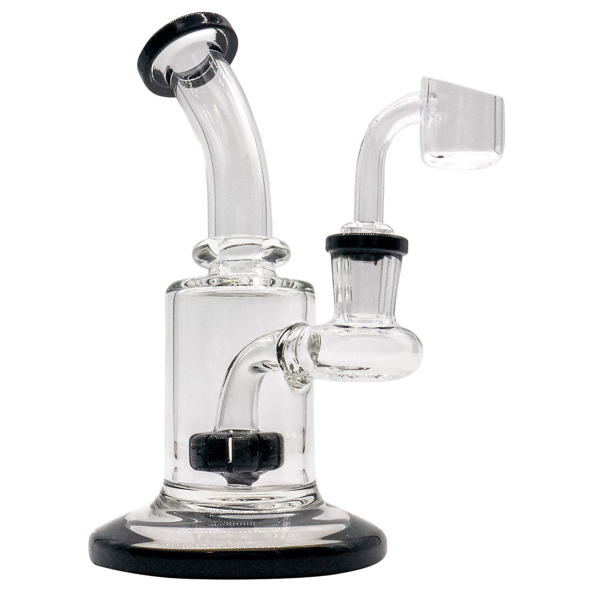 CaliConnected Showerhead Perc Mini Rig Black