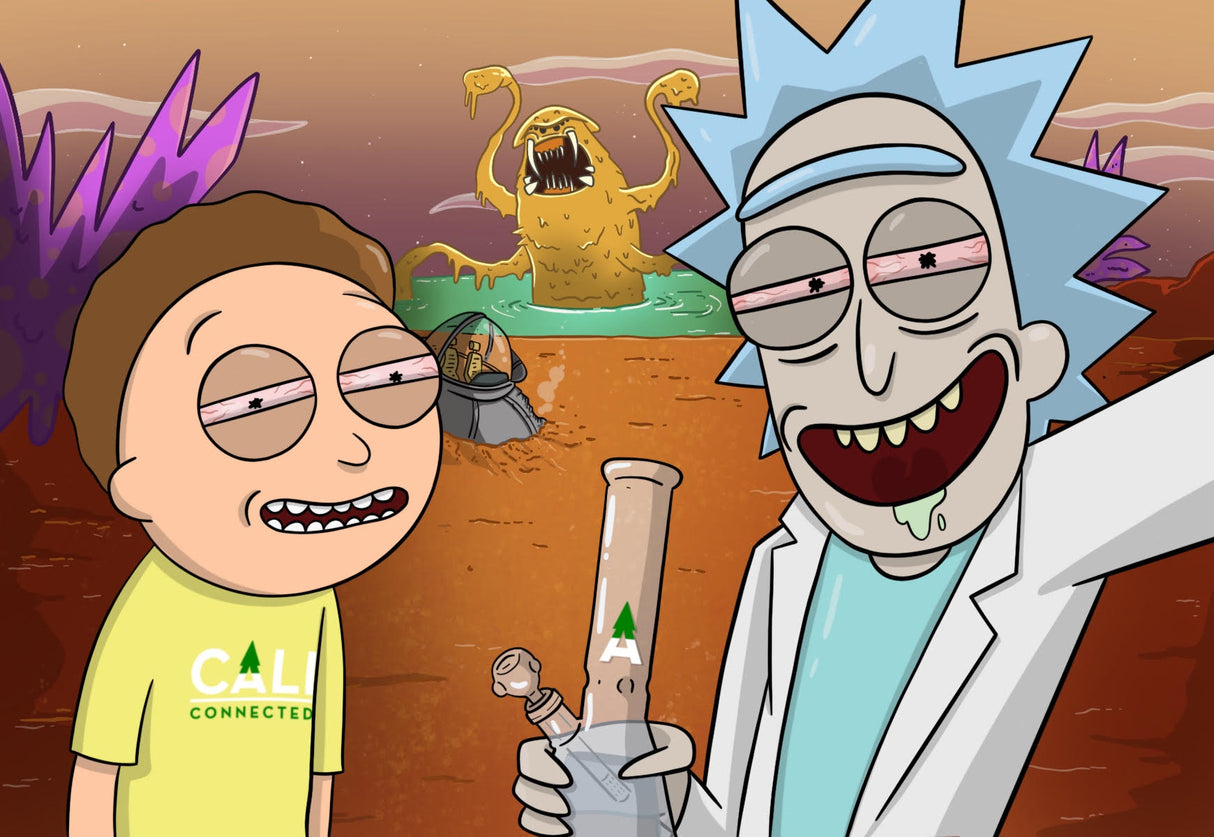 Rick & Morty “Space Beach” Sticker