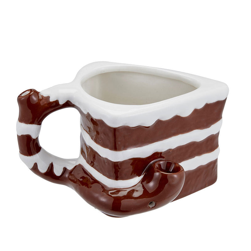 Chocolate Cake Ceramic Pipe Mug
