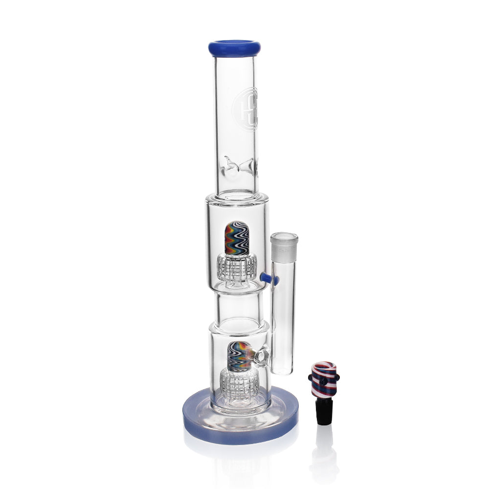 High Society Gemini Premium Wig Wag Waterpipe