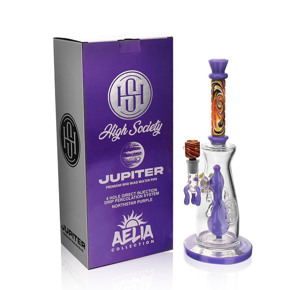 High Society 14 Jupiter Premium Wig Wag Waterpipe
