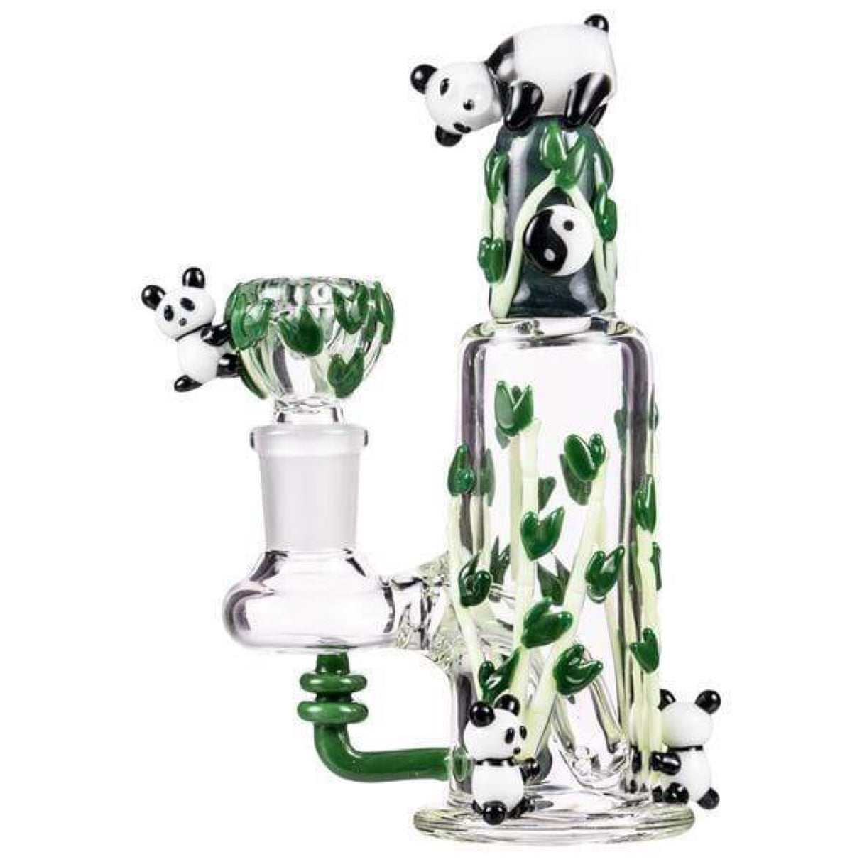 Empire Glassworks Panda Family Mini Bong ๐ผ