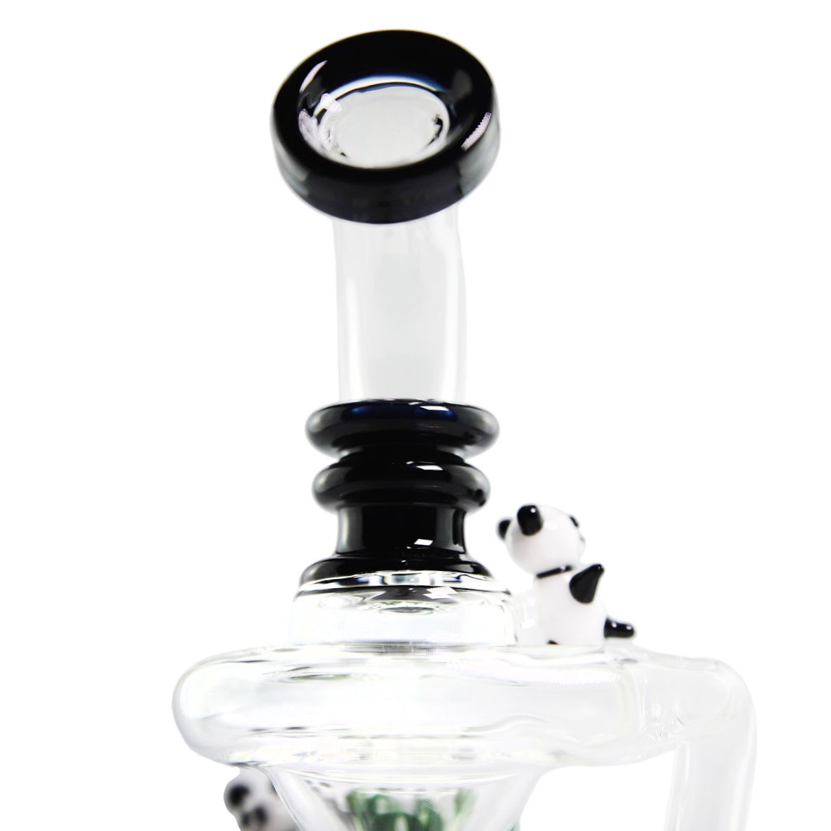 Empire Glassworks Climbing Pandas Recycler Bong ๐ผ