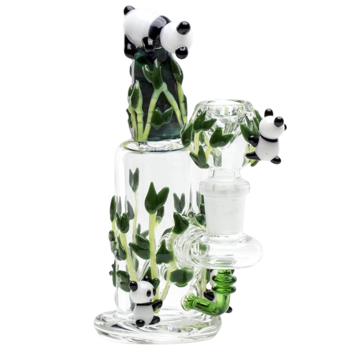 Empire Glassworks Panda Family Mini Bong ๐ผ