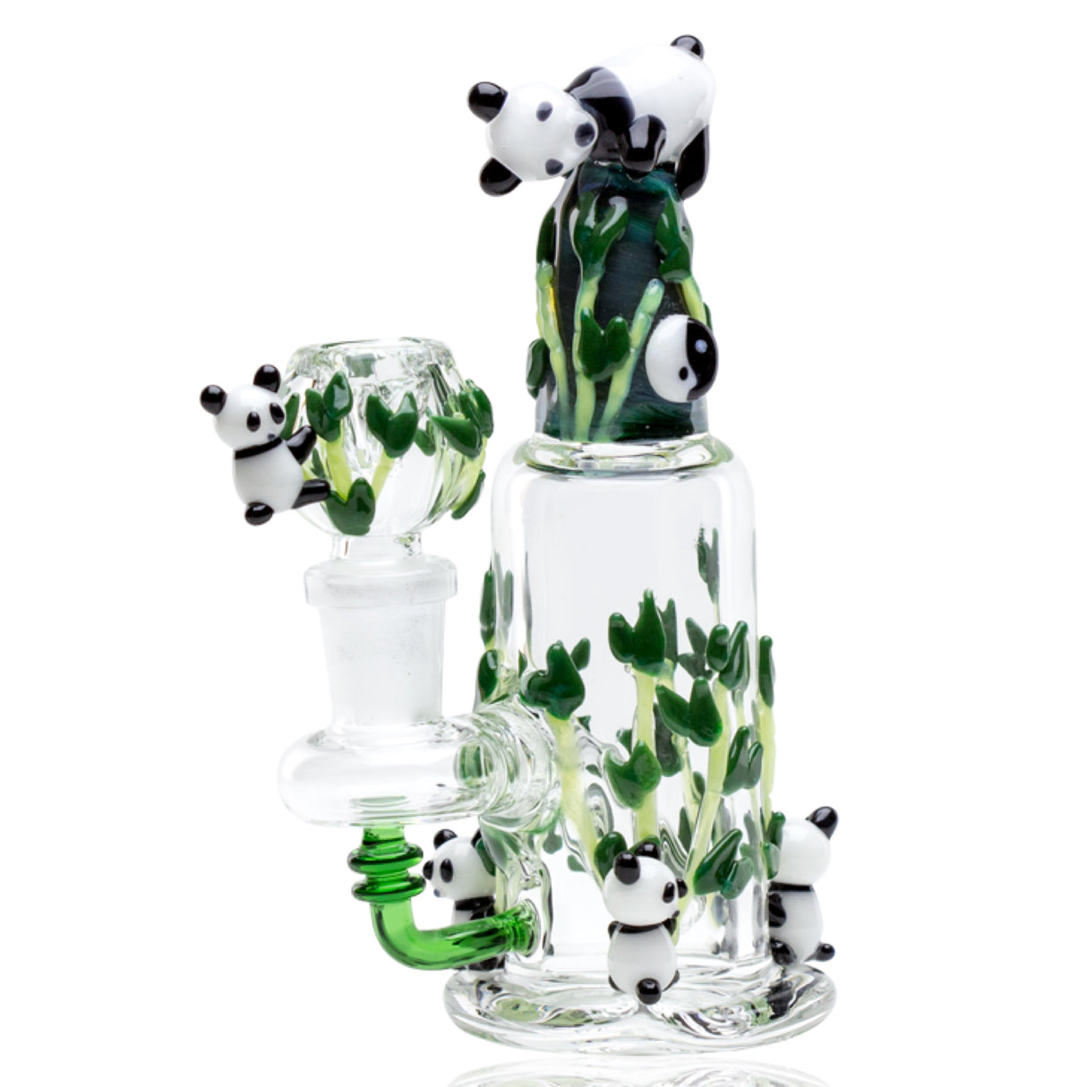 Empire Glassworks Panda Family Mini Bong ๐ผ