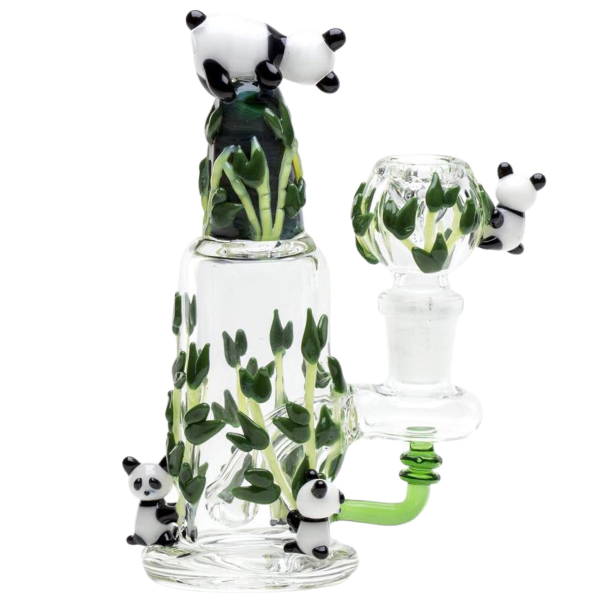 Empire Glassworks Panda Family Mini Bong ๐ผ