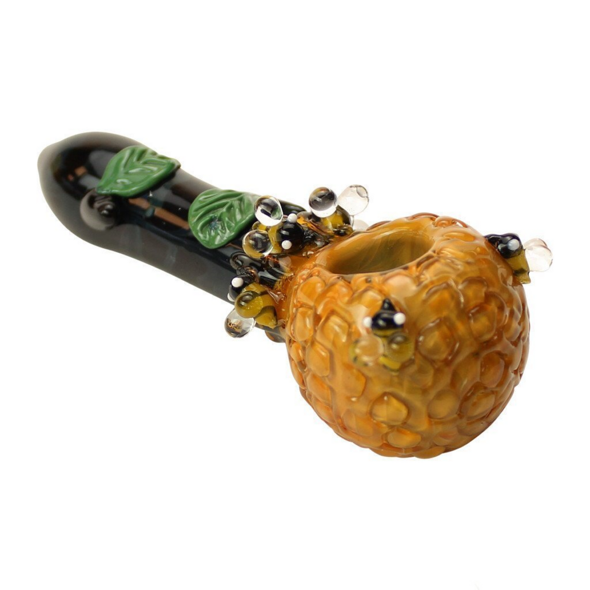 Empire Glassworks Small Beehive Spoon Pipe 🐝