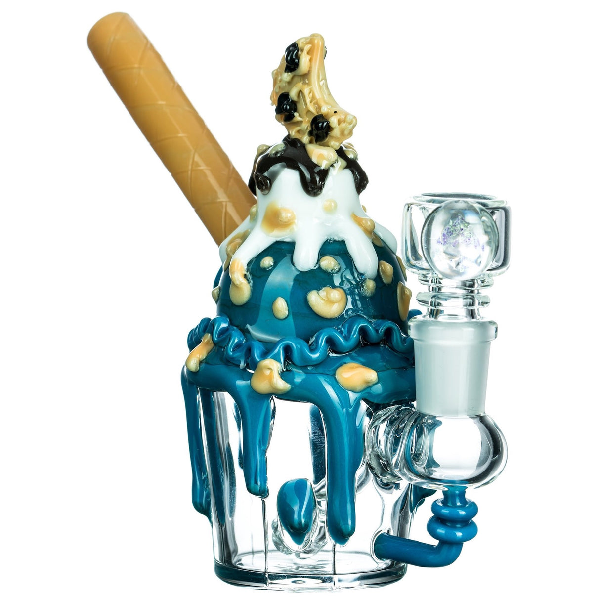 Empire Glassworks Cookie Monster Sundae Mini Bong 🍪