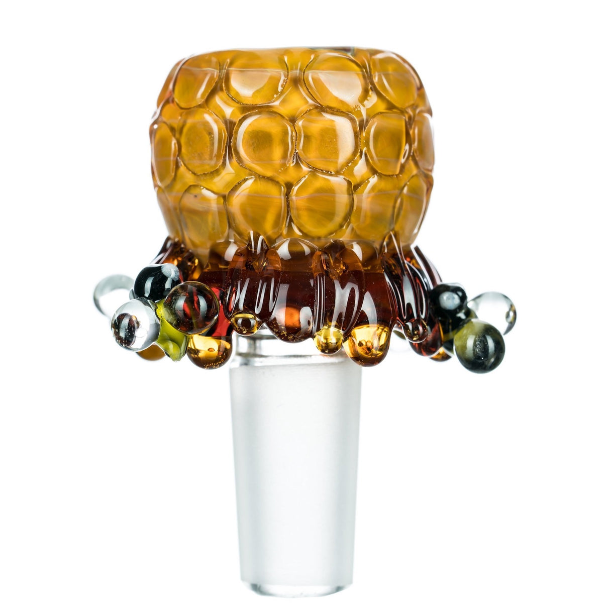 Empire Glassworks Honeycomb Beehive Glass Bowl