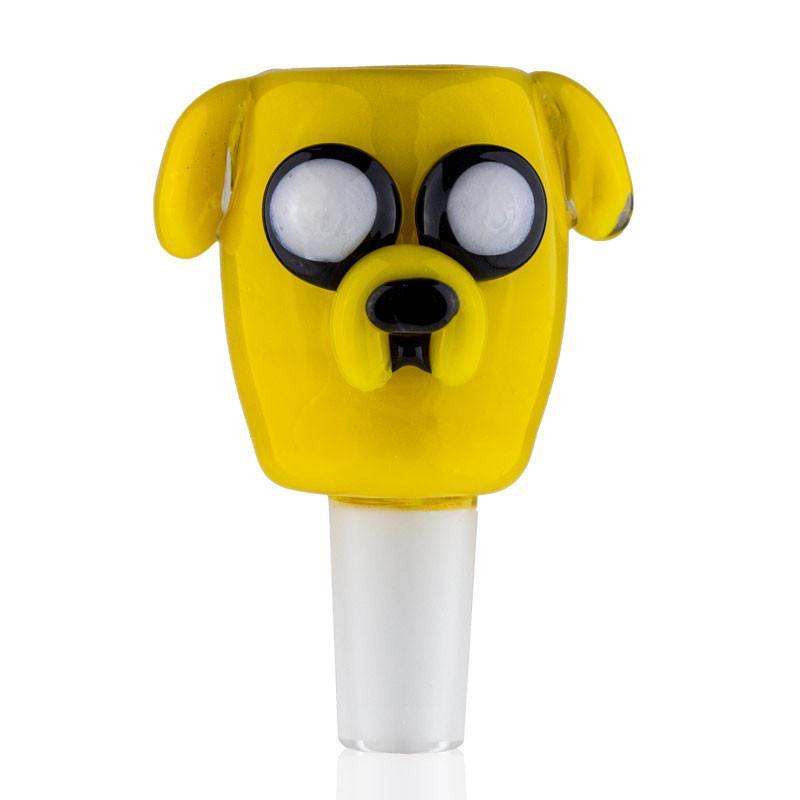 Empire Glassworks “Yellow Dog” Adventure Time Bowl Piece