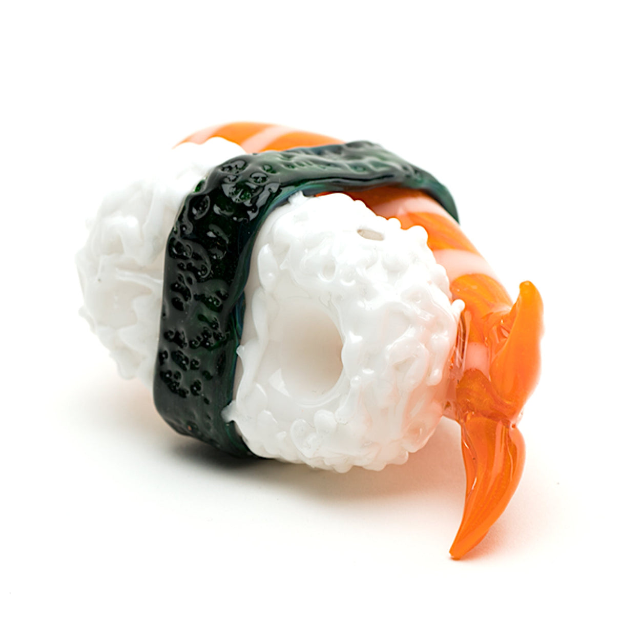 Empire Glassworks "Shrimp Nigiri" Sushi Hand Pipe 🍣