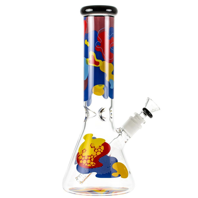 Famous X Papaya 12” Glass Beaker Bong 