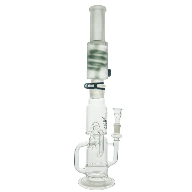 Freeze Pipe Recycler Bong Frozen Side